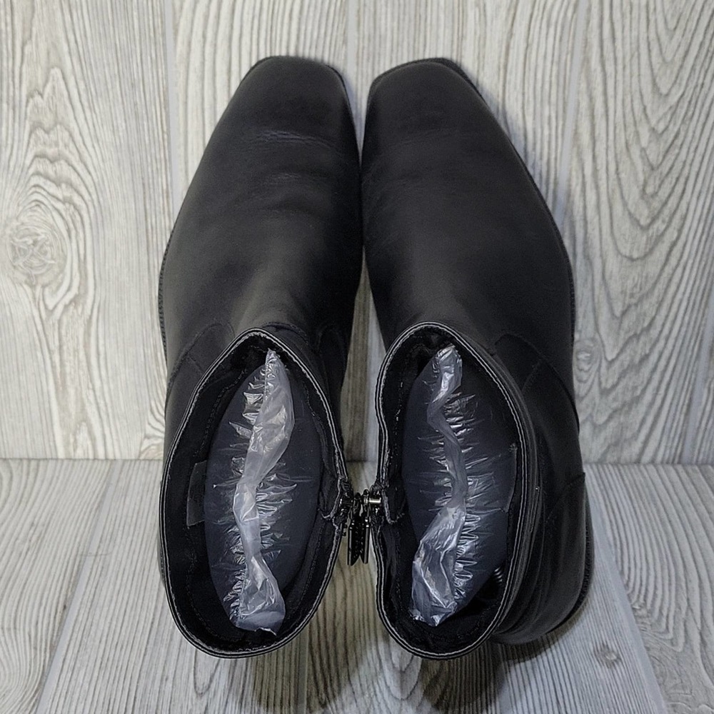 Blondo Leather Black Waterproof Boots, Men's 11.5 - Picture 7 of 16